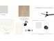 Interior design selections featuring flooring, interior and exterior paint, and bathroom fixtures at 2833 Auldreeke Rd, Johns Island, SC 29455