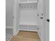 Mudroom features a bench and storage, connecting indoor and outdoor spaces at 746 Opal Wing St, Moncks Corner, SC 29461
