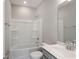 Bathroom featuring tub with shower, modern vanity and white toilet at 341 Trailmore Ln, Summerville, SC 29486