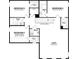 Floor plan showcasing second floor layout with bedrooms, bathrooms, and a loft area for flexible living at 137 Winding Grove Ln, Moncks Corner, SC 29461