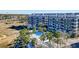 Luxury building with pool and surrounding landscape at 169 Cooper River Dr, Mount Pleasant, SC 29464