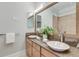 Contemporary bathroom with double sinks and granite countertops at 169 Cooper River Dr, Mount Pleasant, SC 29464