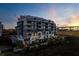 Building exterior with stunning sunset views and waterfront location at 169 Cooper River Dr, Mount Pleasant, SC 29464
