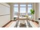Bright home office features built-in wall unit and city views at 169 Cooper River Dr, Mount Pleasant, SC 29464