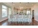 Modern kitchen with an island and breakfast bar seating at 169 Cooper River Dr, Mount Pleasant, SC 29464