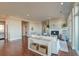 Open living room with hardwood floors, fireplace and large windows at 169 Cooper River Dr, Mount Pleasant, SC 29464