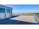 Spacious rooftop deck with city and water views at 169 Cooper River Dr, Mount Pleasant, SC 29464