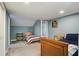 Bedroom featuring two beds, carpet floors, light blue walls, and a closet at 118 Carter, Walterboro, SC 29488