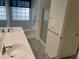 Bathroom with double vanity, soaking tub, and shower at 115 Golfview Ln, Summerville, SC 29485
