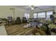 Bright living room with hardwood floors and comfy seating at 115 Golfview Ln, Summerville, SC 29485