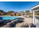 Outdoor pool area with lounge chairs and a gazebo, perfect for relaxation at 1441 Waterside Ct, Mount Pleasant, SC 29464