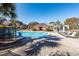 Community pool area with lounge chairs and a gazebo for residents to enjoy at 1441 Waterside Ct, Mount Pleasant, SC 29464