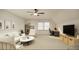 Versatile bonus room with home office and seating area at 104 Elliott Creek Ln, Summerville, SC 29485