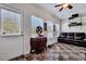 Sunroom with seating, storage, and a view of the backyard at 127 Manning Ct, Summerville, SC 29485