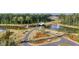 Aerial view of community with ponds and walking paths at 1127 Ark Shell Dr, Summerville, SC 29485