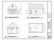 Detailed architectural plans for a new detached garage at 523 Reid St, Mount Pleasant, SC 29464