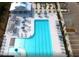 Community pool with ample seating, umbrellas and a play area at 751 Meadowbrook Ln, Summerville, SC 29486