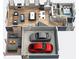 3D floor plan showcasing the house layout with living areas, bedrooms, garage, and kitchen at 5874 Hwy 165, Ravenel, SC 29470