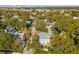Aerial view of neighborhood showing home's location and surroundings at 436 Church St, Mount Pleasant, SC 29464