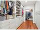 Large walk-in closet with ample shelving and hanging space at 436 Church St, Mount Pleasant, SC 29464