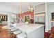 Open concept kitchen with island and dining area at 436 Church St, Mount Pleasant, SC 29464