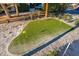 Private putting green provides an enjoyable outdoor amenity at 1579 E Ashley Ave, Folly Beach, SC 29439