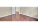 Hardwood floor bedroom with access to hallway and stairs at 1625 Pimlico Blvd, Moncks Corner, SC 29461