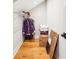 Small reach-in closet with hanging rod and shelving at 2972 Anchor Watch Dr, Wadmalaw Island, SC 29487