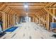 Unfinished attic offering versatile storage or future living space at 2972 Anchor Watch Dr, Wadmalaw Island, SC 29487