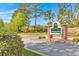 Brick entrance sign to Pine Forest Country Club at 1005 Shinnecock Hills Ct, Summerville, SC 29483