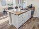 Kitchen island with granite countertops and drawers for storage at 1005 Washitonia # C, Charleston, SC 29492