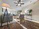 Bright living room with hardwood floors and comfy seating at 1005 Washitonia # C, Charleston, SC 29492
