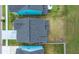 Aerial view showing house and backyard at 1016 Swamp Harrier Ave, Ravenel, SC 29470