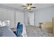 Bedroom with a desk and large closet at 1401 Churchill Rd, Moncks Corner, SC 29461