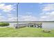 Wooden fishing pier with a bench overlooking the water at 1401 Churchill Rd, Moncks Corner, SC 29461