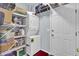 Stackable washer and dryer in laundry room at 1401 Churchill Rd, Moncks Corner, SC 29461