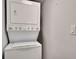 Stackable washer and dryer in a compact laundry room at 15 Horlbeck Aly # A-7, Charleston, SC 29401