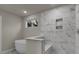 Bathroom boasts a large walk-in shower and free-standing tub at 2018 Quiet Ibis Rd, Hanahan, SC 29410