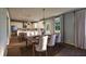 Bright dining area with wooden table and chairs, adjacent to the kitchen at 524 Hayes Park Blvd # 3, Johns Island, SC 29455