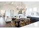 Bright living room with hardwood floors, comfortable seating, and a fireplace at 528 Hayes Park Blvd # 4, Johns Island, SC 29455