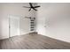 Spacious bedroom with new flooring and barn door at 5344 Sea Watch Lane, North Charleston, SC 29406