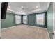 Spacious bedroom with green walls and neutral carpeting at 602 Yellow Leaf Ln, Summerville, SC 29486