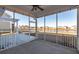 Relaxing screened porch overlooks a tranquil pond and offers a peaceful backyard view at 602 Yellow Leaf Ln, Summerville, SC 29486