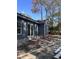 Rear exterior of new home, gray siding at 6209 Drayton St, Ravenel, SC 29470