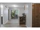 Dining area with access to patio and kitchen at 6240 April Pine Cir # B, North Charleston, SC 29406