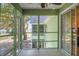 Screened porch overlooking a wooded area at 6240 April Pine Cir # B, North Charleston, SC 29406