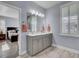 Double vanity bathroom with access to main bedroom at 645 Blueway Ave, Summerville, SC 29486