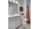 Clean bathroom with vanity, toilet, and shower/tub at 645 Blueway Ave, Summerville, SC 29486