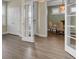 Bright bonus room with hardwood floors and French doors at 645 Blueway Ave, Summerville, SC 29486