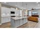 Open concept kitchen with large island and stainless steel appliances at 645 Blueway Ave, Summerville, SC 29486